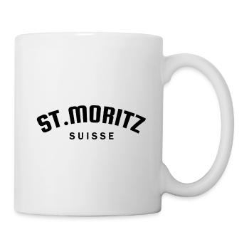 St. Moritz - Suisse - Switzerland - Swiss - Mug - white - Right