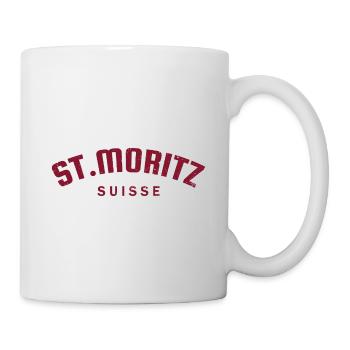 St. Moritz - Suisse - Switzerland - Swiss - Mug - white - Right