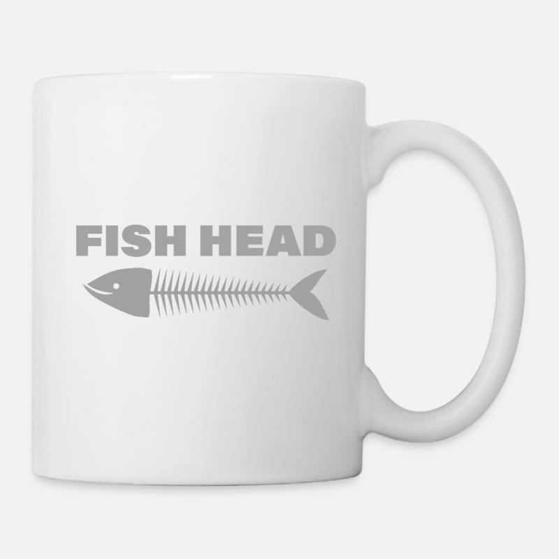 FISH HEAD - Tasse - Weiß