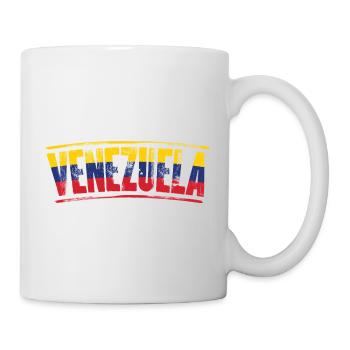 Mot-mot du drapeau du Venezuela - Mug blanc - blanc - Droite