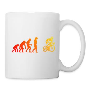 I love road bikes, cool design for racing bikes - Mug - white - Right