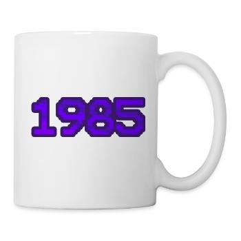 Nerd 1985 - Tasse - Weiß - Rechts