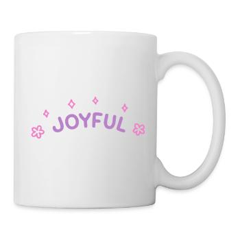 Pastel joy and flowers - Mug - white - Right