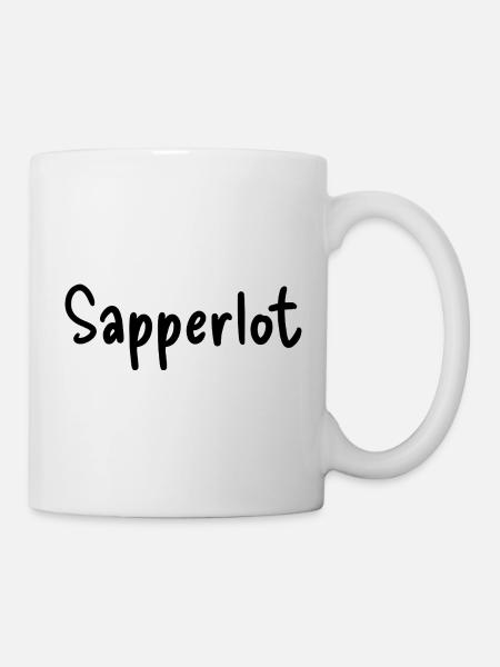 Sapperlot - Tasse - Weiß