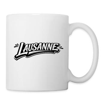 Lausanne vintage - Mug - white - Right