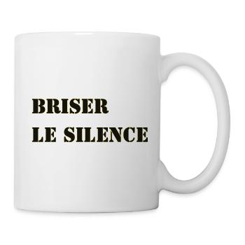 DIE STILLE BRECHEN - Tasse - Weiß - Rechts