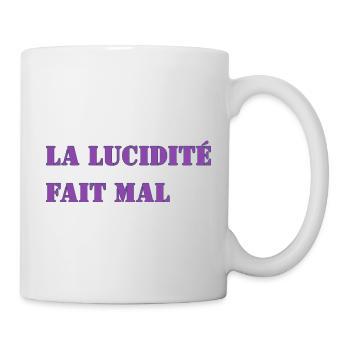 LUCIDITY HURTS - Mug - white - Right