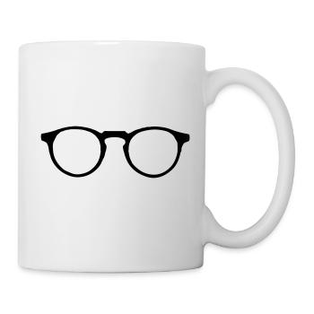 Lunettes - Mug blanc - blanc - Droite