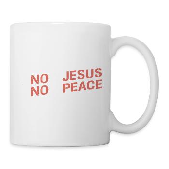 Know Jesus Know Peace Gradient - Mug blanc - blanc - Droite