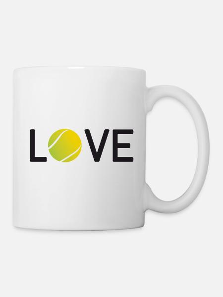 Tennisliebhaber - Tasse - Weiß