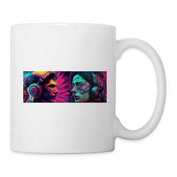 Music Psychedelic - Mug - white - Right