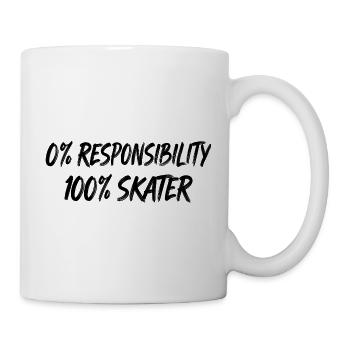 0% Responsibility 100% Skater - Mug - white - Right