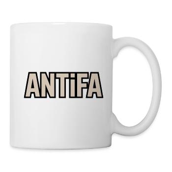 Antifa - Antifascist Merch - Tasse - Weiß - Rechts