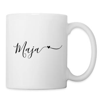 Maja Name First Name Decorative - Mug - white - Right