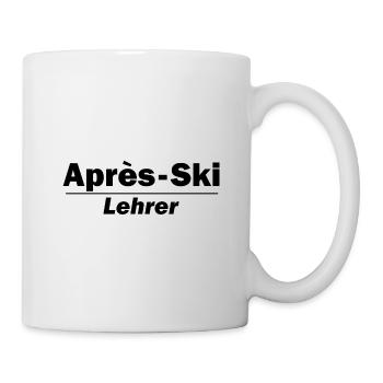 Moniteur d’après-ski - Mug blanc - blanc - Droite