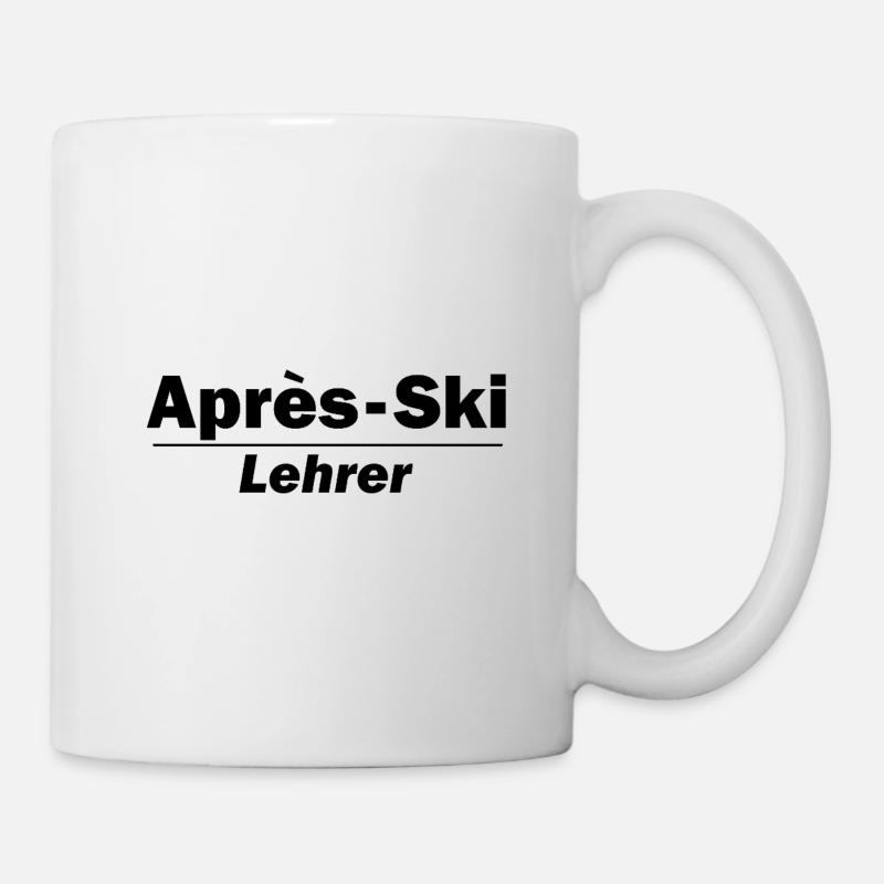 Après-Ski Lehrer - Tasse - Weiß