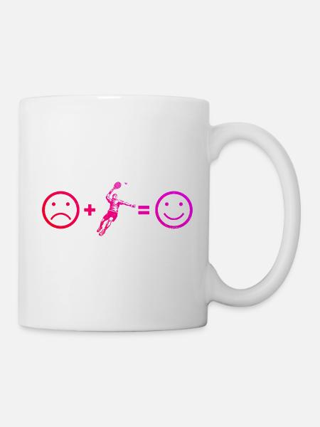 Coole Padel Inspiration - Tasse - Weiß