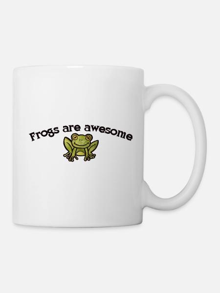 Frösche sind großartig grafisch - Tasse - Weiß