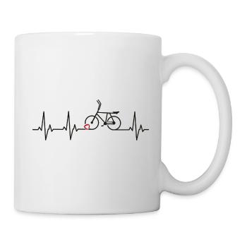 Radball, Cycleball, Hallenradsport - Tasse - Weiß - Rechts