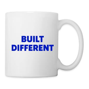 Built Different Motivation Style - Tasse - Weiß - Rechts