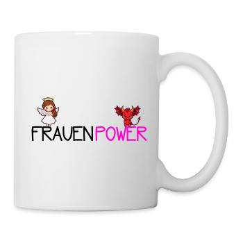 Frauenpower - Tasse - Weiß - Rechts
