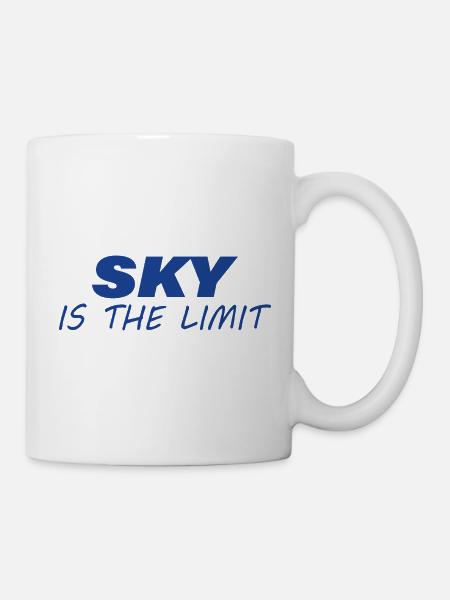 SKY IS THE LIMIT - Tasse - Weiß
