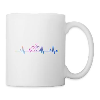 Bicycle Heart Gradient - Mug - white - Right