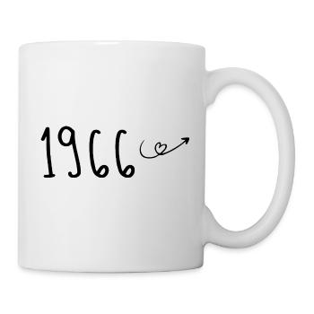 1966 Jubiläum 1966 Rückblick 1966 - Tasse - Weiß - Rechts