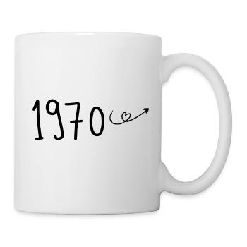 1970 Jubiläum 1970 Retro 1970 - Tasse - Weiß - Rechts