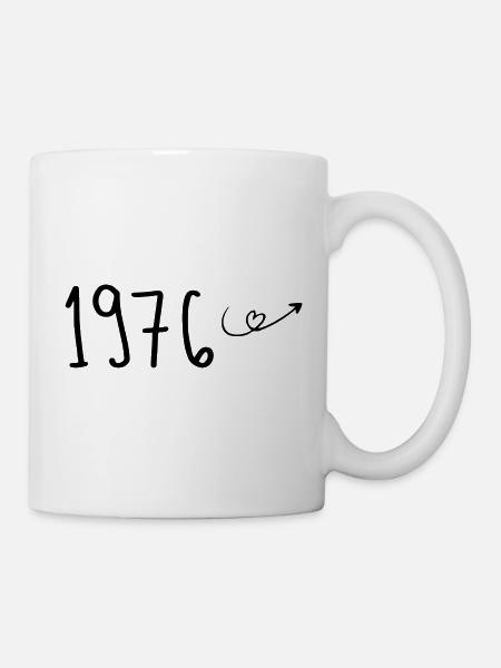 Jubiläum 1976 1976 Retro 1976 - Tasse - Weiß