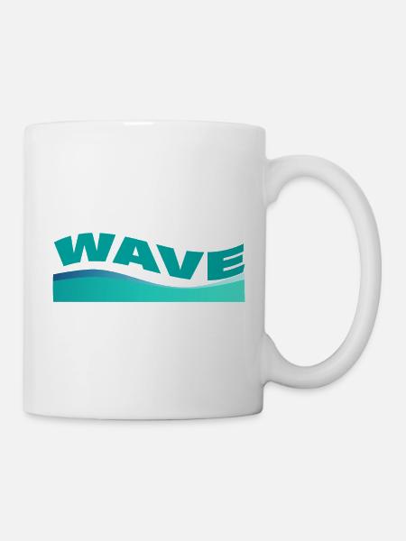 WAVE - Tasse - Weiß