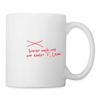Alter weiser Mann - Tasse - Weiß - Rechts
