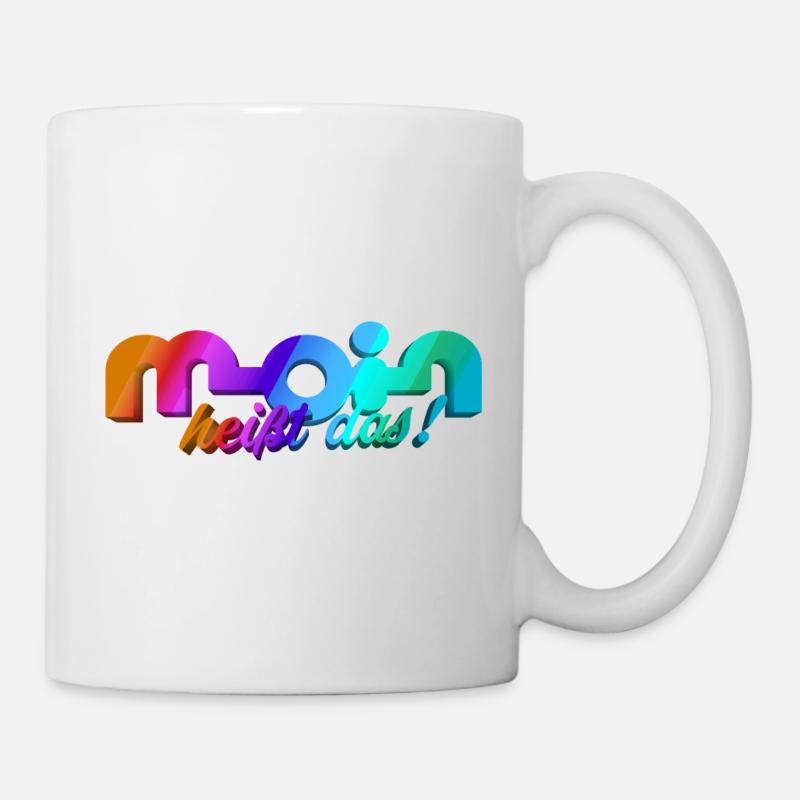 Moin heisst das! - Tasse - Weiß