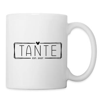 Tante 2027 - Tasse - Weiß - Rechts