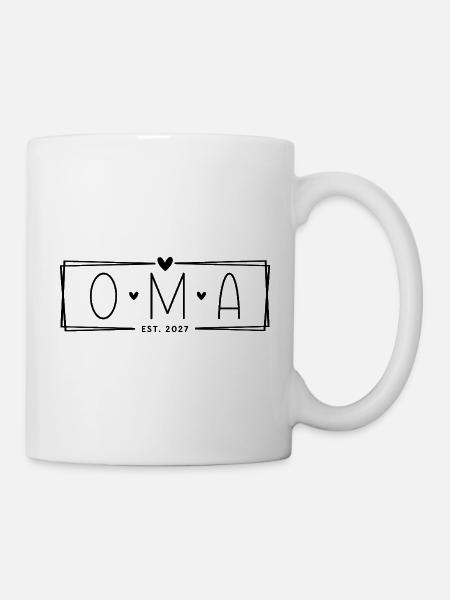 Oma 2027 - Tasse - Weiß