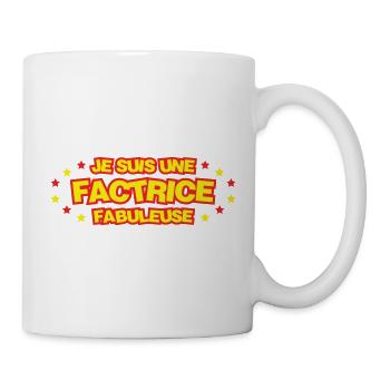 Je suis une factrice fabuleuse humour femme - Mug blanc - blanc - Droite