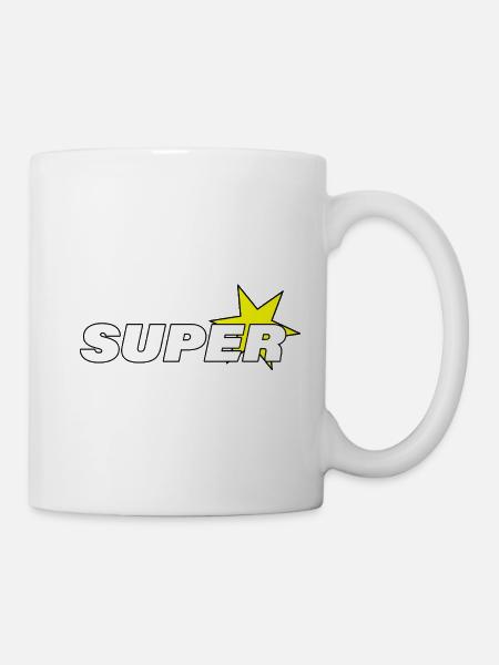 SUPER STAR - Tasse - Weiß