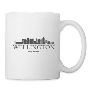Silhouette de Wellington, silhouette de Wellington - Mug blanc - blanc - Droite