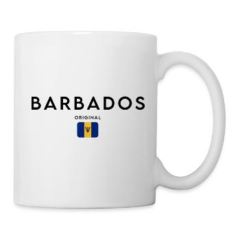 Barbadian pride, minimalist sleek design - Mug - white - Right