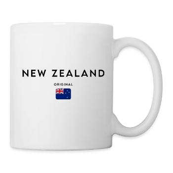 New Zealand pride, minimalist sleek design - Mug - white - Right