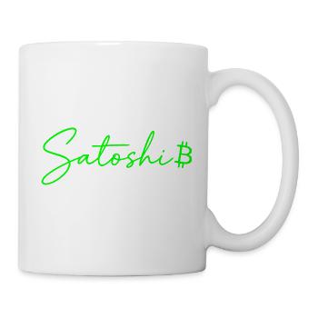Satoshi Bitcoin Design for Crypto Fans - Mug - white - Right