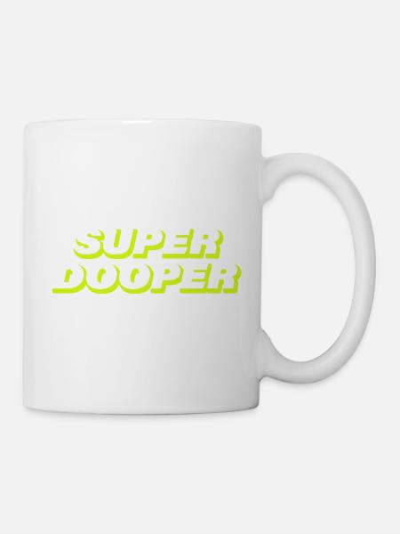 SUPER DOOPER - Tasse - Weiß