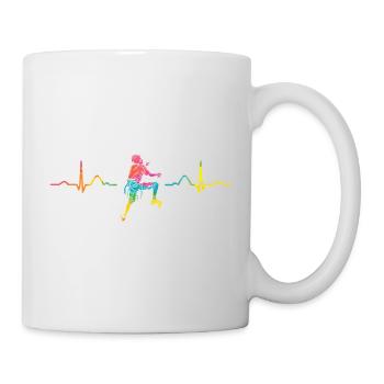 Boulderer Herzschlag Boulder Bouldern - Tasse - Weiß - Rechts