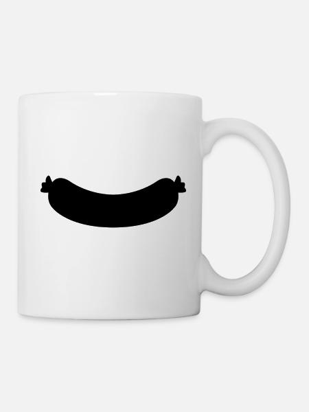 Wurst - Tasse - Weiß