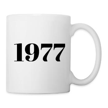 1977 Vintage 1977 Retro 1977 Geburtstag 1977 - Tasse - Weiß - Rechts