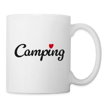 Camping-camping, Vie en Van Van Car Été Fan - Mug blanc - blanc - Droite