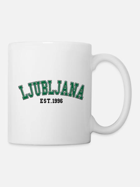 Ljubljana, gegründet 1996 - Tasse - Weiß