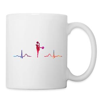 Cheerpom pom girls Mom Cheerleading - Mug blanc - blanc - Droite