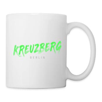 Kreuzberg Stadtteil in Berlin Deutschland Souvenir - Tasse - Weiß - Rechts