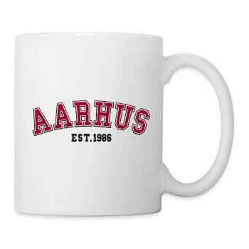 Aarhus Fondée en 1986 - Mug blanc - blanc - Droite